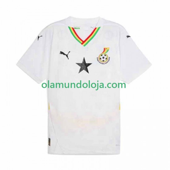 Camisola Gana Homem Equipamento Primeiro 2025 Manga Curta